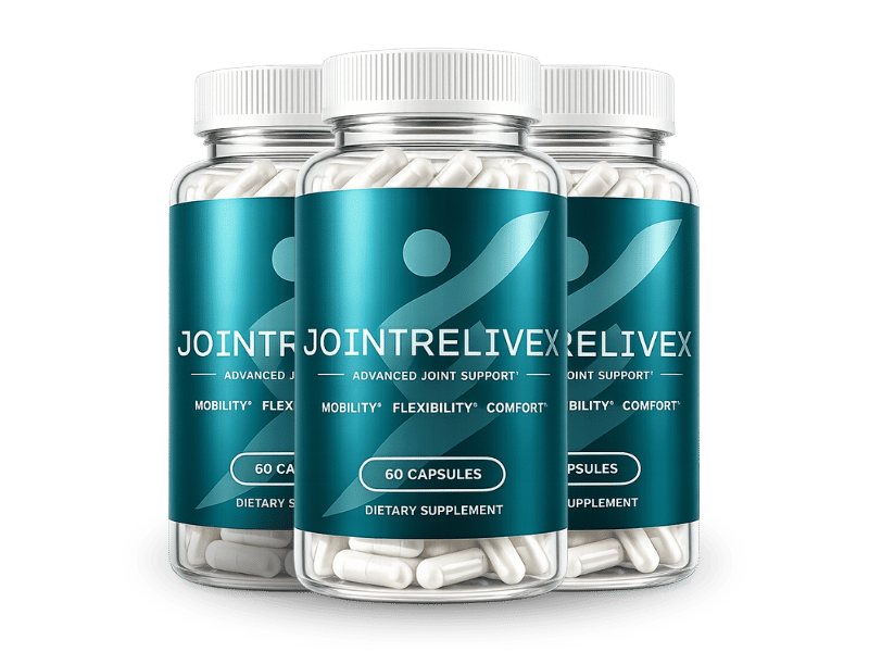 JointReliveX 3-stage joint support capsule bottles